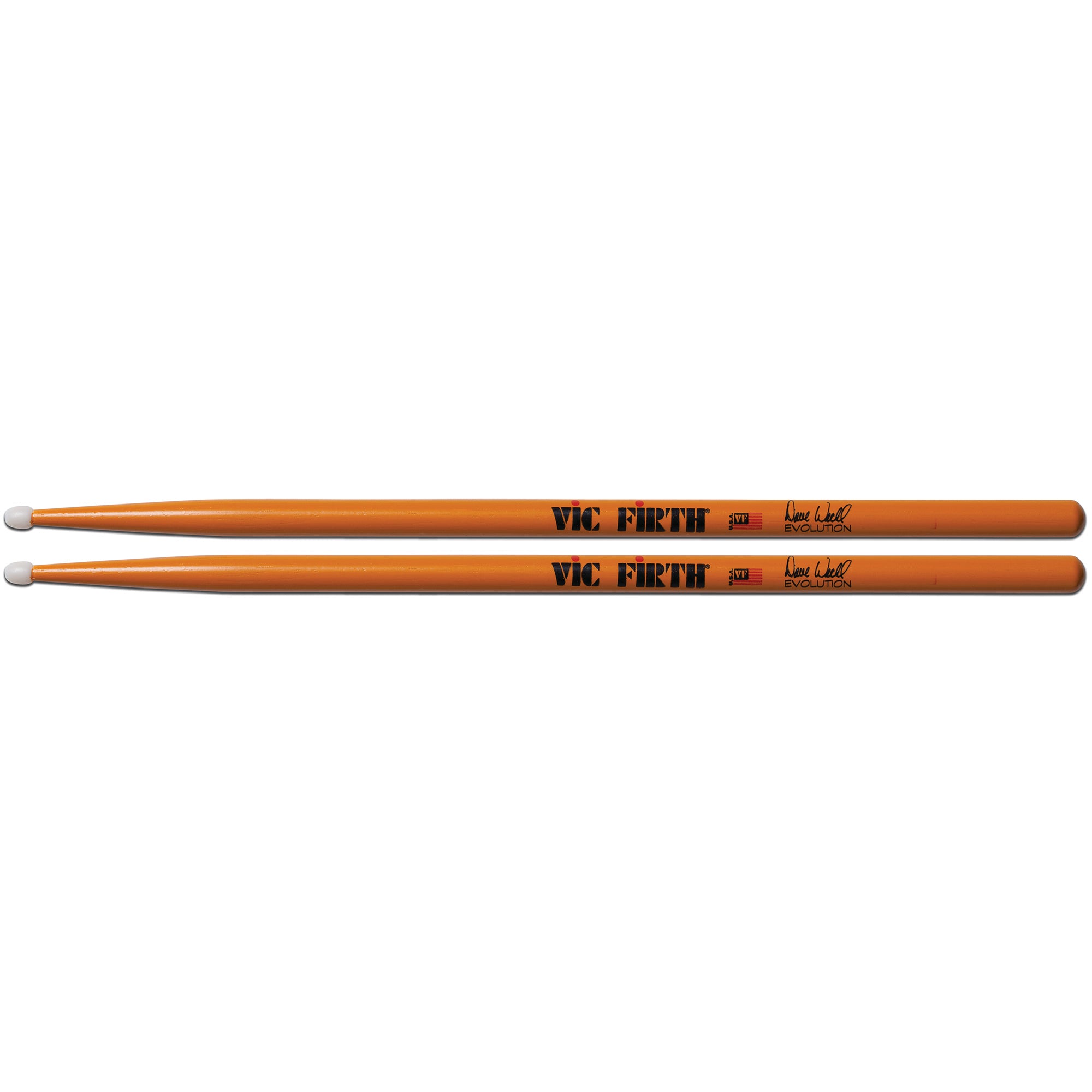 Vic Firth SDW2N Signature Series Dave Weckl Evolution Nylon Tip Drumsticks - 12 Pack