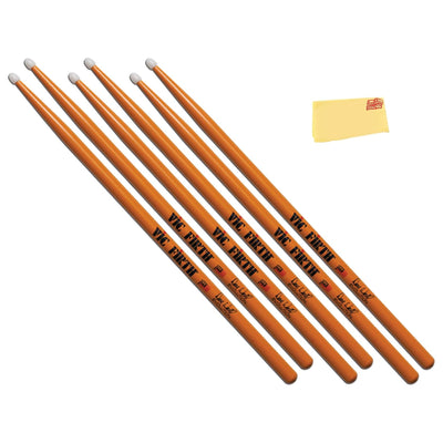 Vic Firth SDW2N Signature Series Dave Weckl Evolution Nylon Tip Drumsticks - 3 Pack