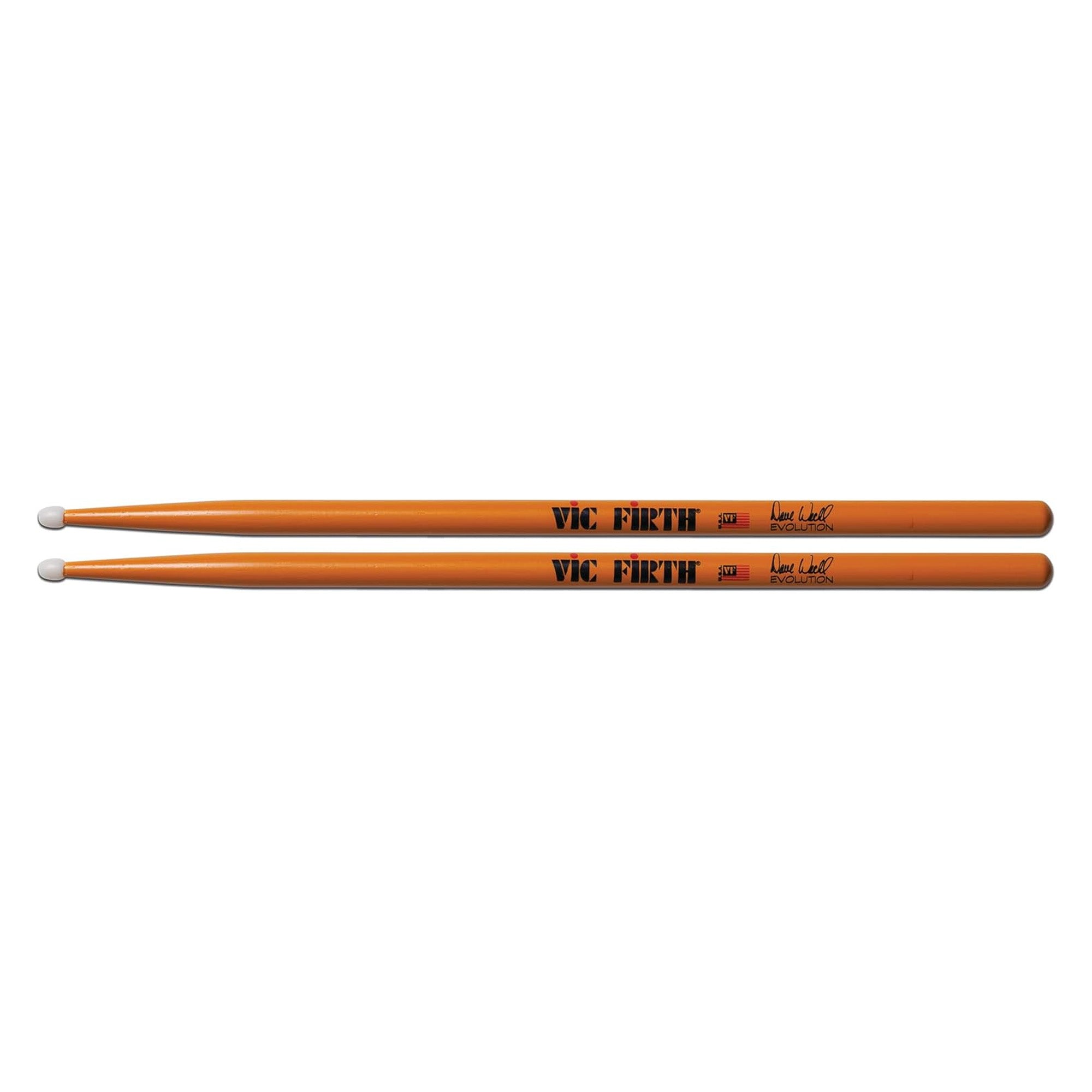 Vic Firth SDW2N Signature Series Dave Weckl Evolution Nylon Tip Drumsticks - 3 Pack