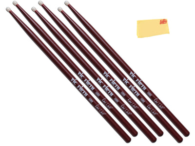 Vic Firth SDWN Signature Series Dave Weckl Nylon Tip Drumsticks - 3 Pack