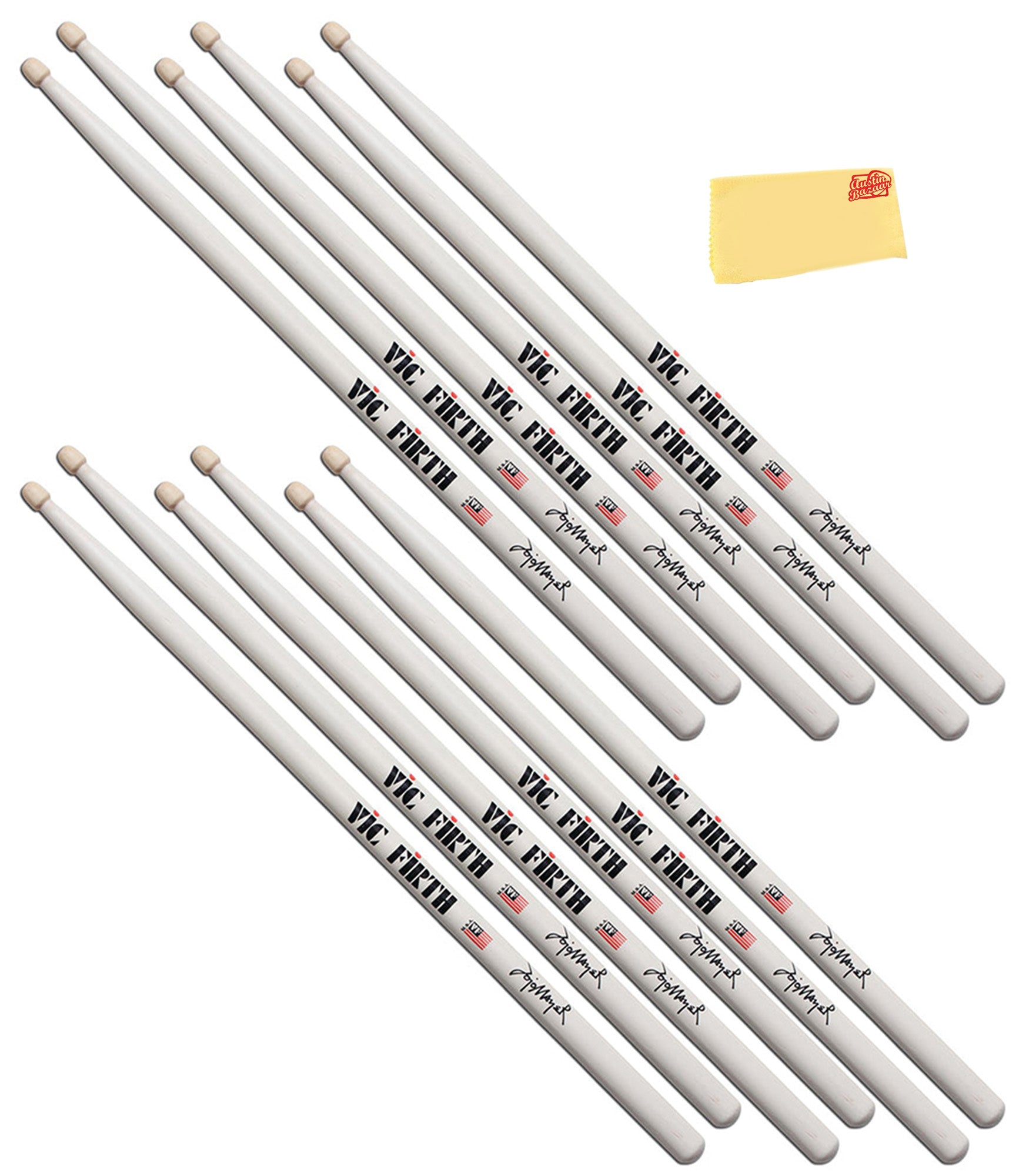 Vic Firth SJM Signature Series Jojo Mayer Drumsticks - 6 Pack