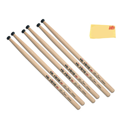 Vic Firth SMAPTS Corpsmaster Multi-Tenor John Mapes Tenor Drumsticks - 3 Pack