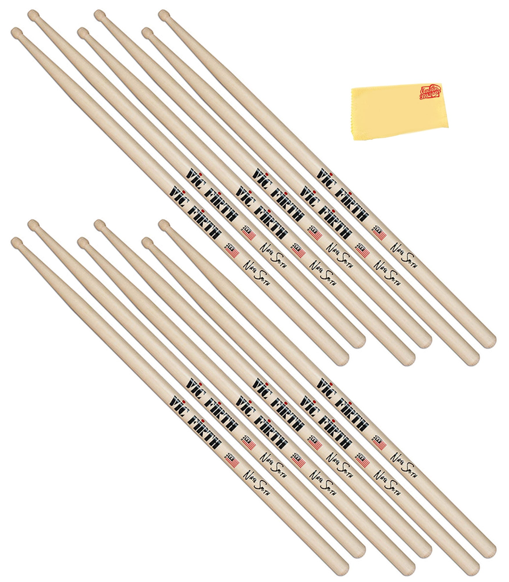 Vic Firth SNS Signature Series Nate Smith Drumsticks - 6 Pack