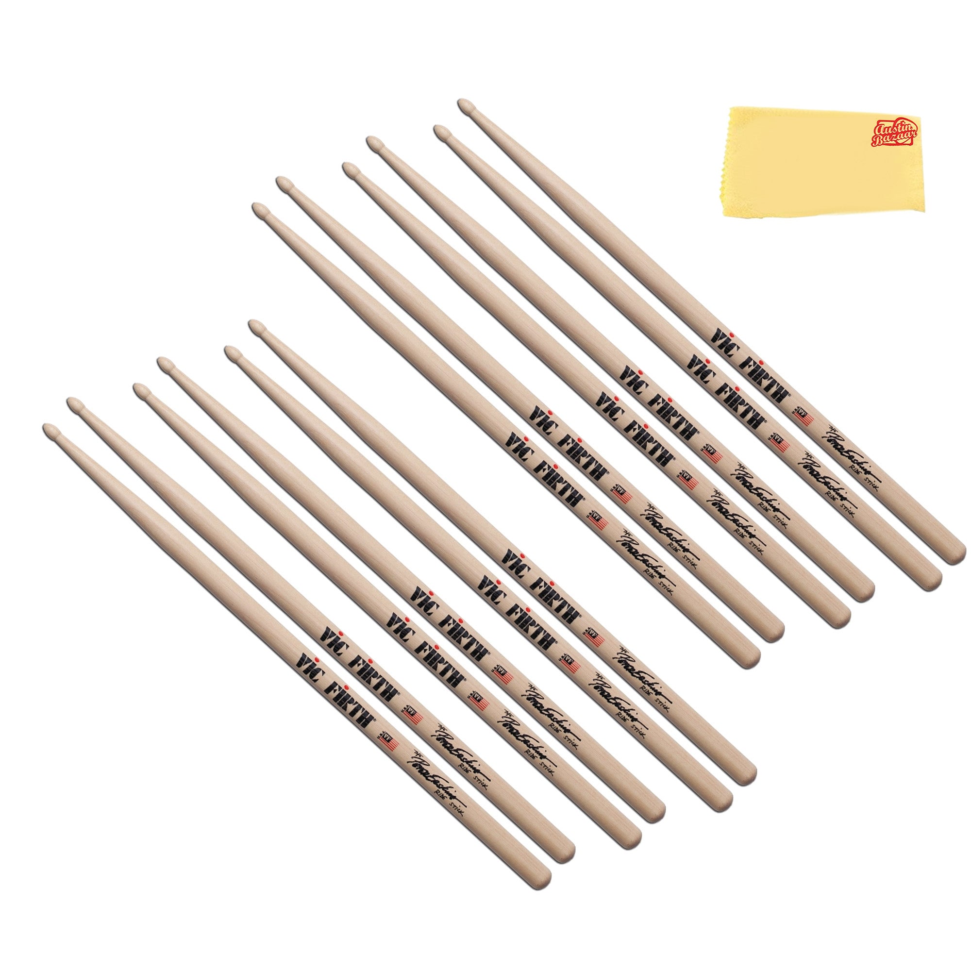 Vic Firth SPE2 Signature Series Peter Erskine Ride Stick Drumsticks - 6 Pack