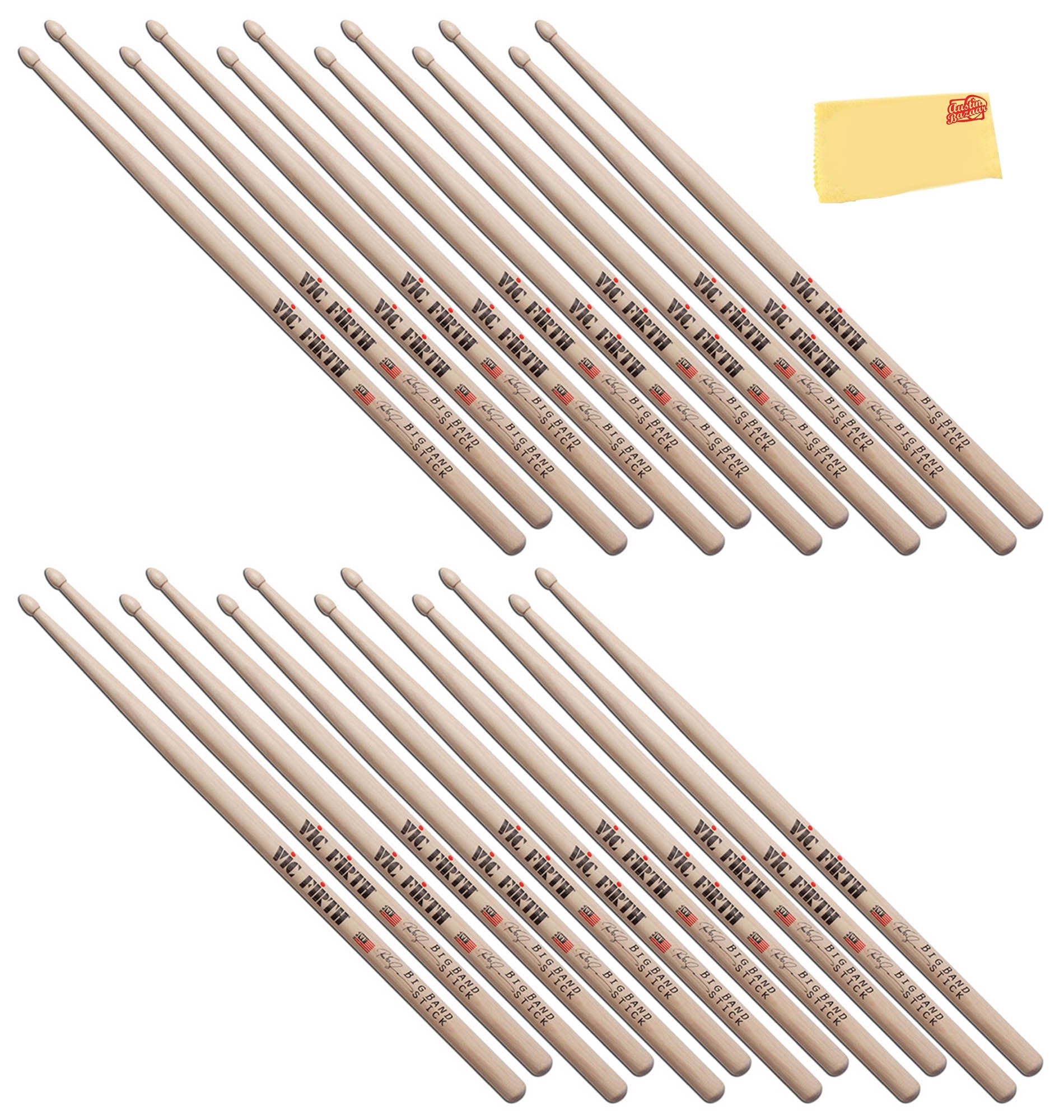 Vic Firth SPE3 Signature Series Peter Erskine Big Band Drumsticks - 12 Pack