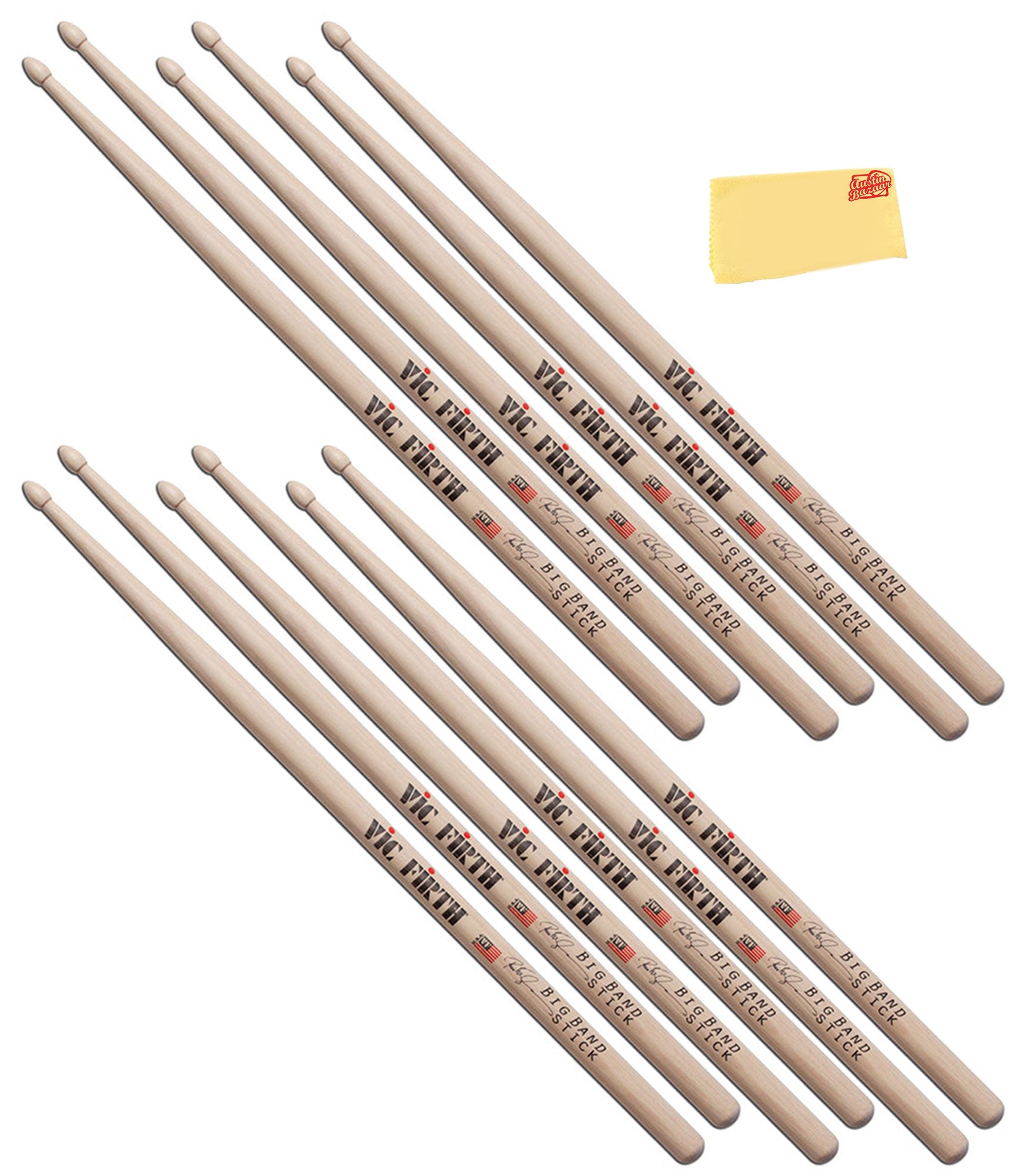 Vic Firth SPE3 Signature Series Peter Erskine Big Band Drumsticks - 6 Pack