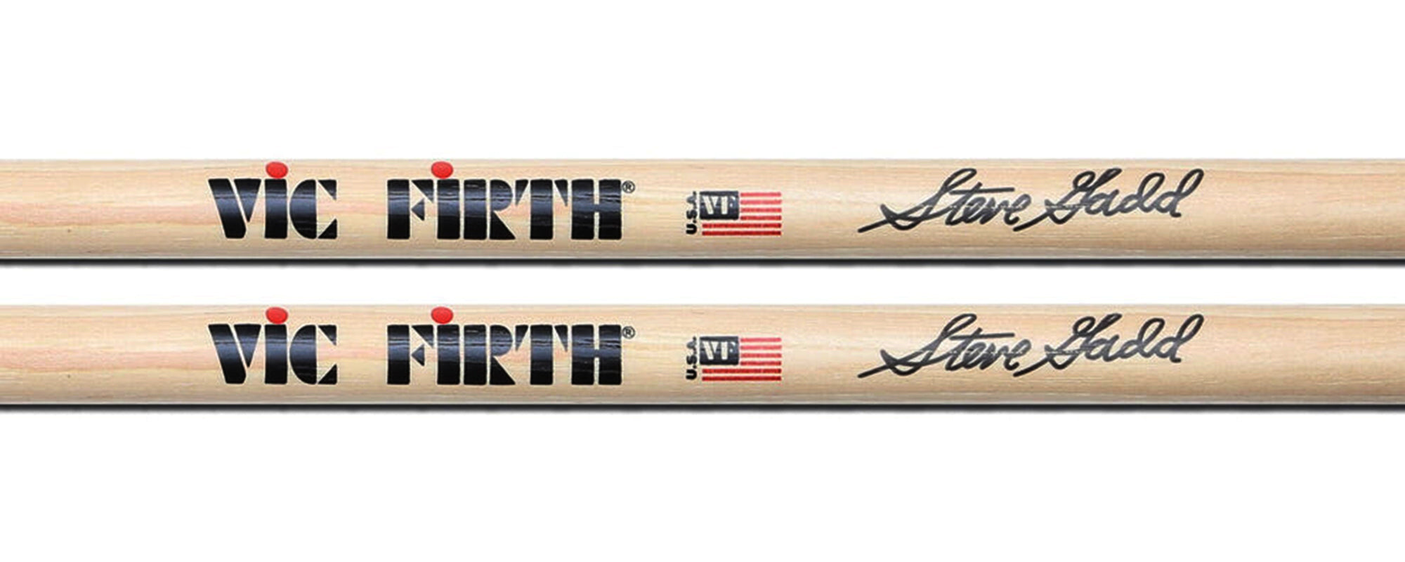 Vic Firth SSG2 Signature Series Steve Gadd Natural Drumsticks - 3 Pack