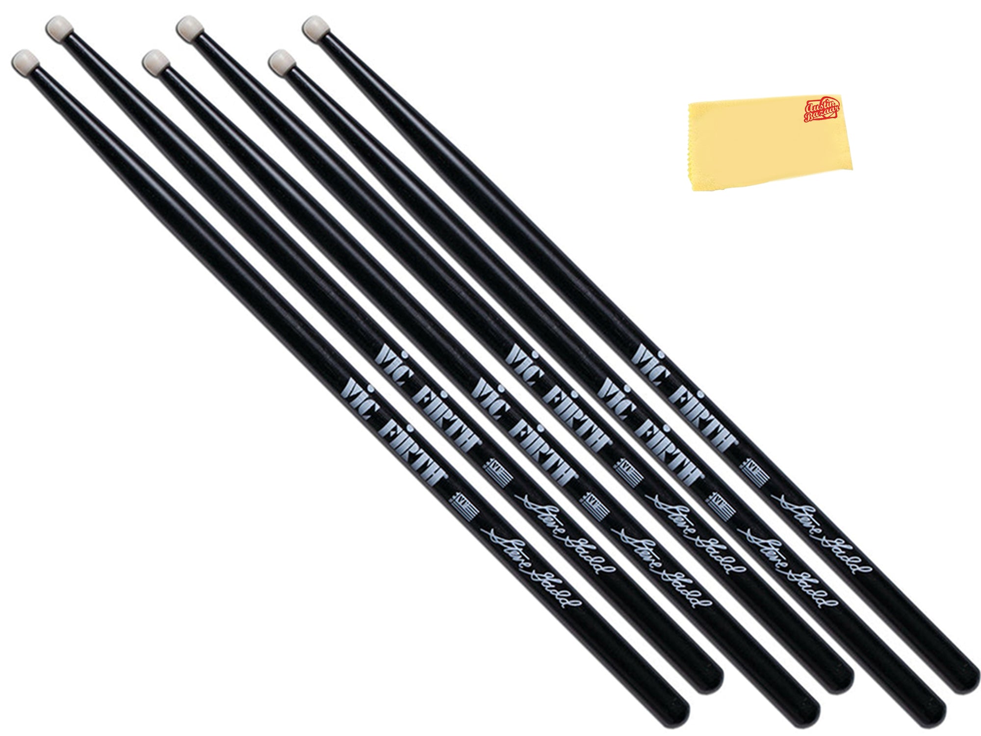 Vic Firth SSGN Signature Series Steve Gadd Nylon Tip Drumsticks - 3 Pack