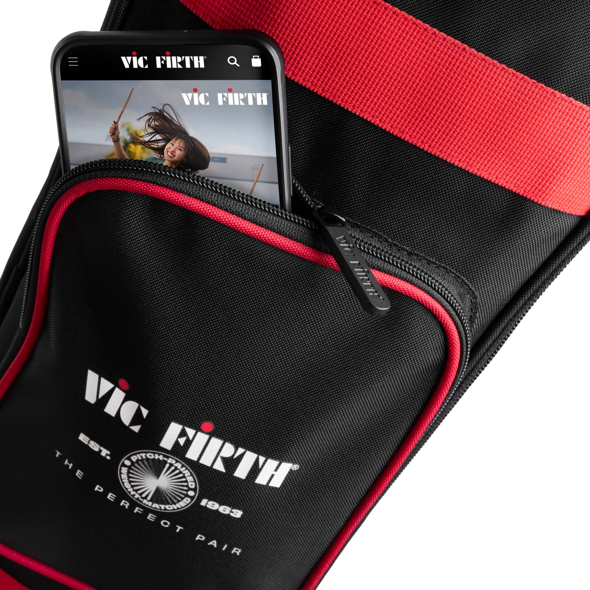 Vic Firth VXSB0042 Protege Stick Bag - Black