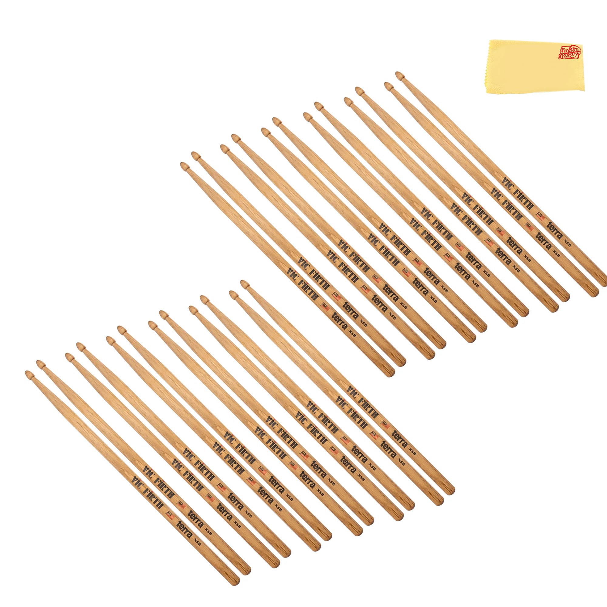 Vic Firth American Classic X5BT Terra Series Drumsticks - 12 Pack