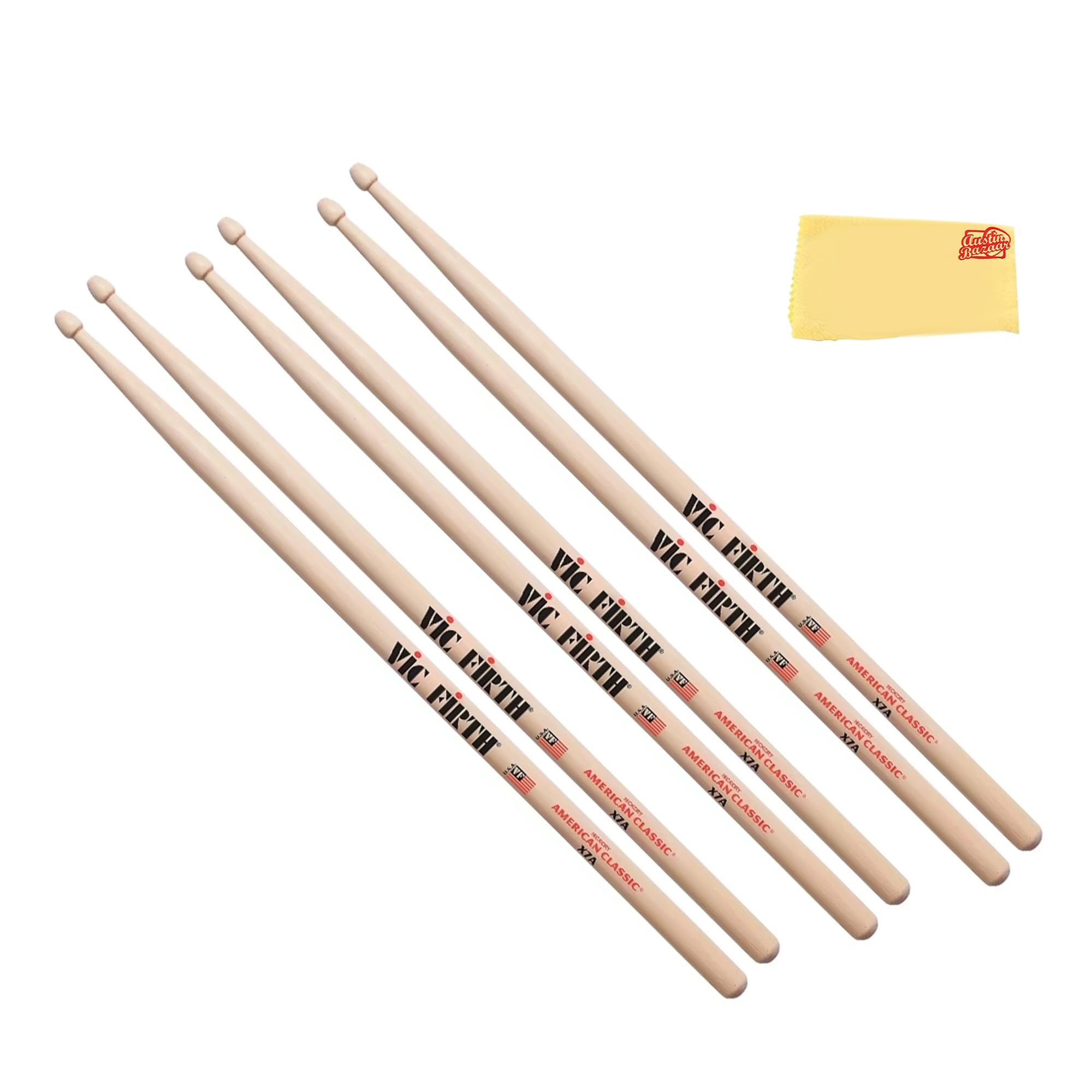 Vic Firth American Classic Extreme X7A Drumsticks - 3 Pack