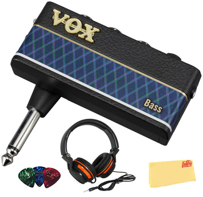 Vox AmPlug 3 Headphone Guitar Amplifier - Bass w/ Headphones