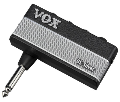 Vox AmPlug 3 Headphone Guitar Amplifier - US Silver w/ Headphones