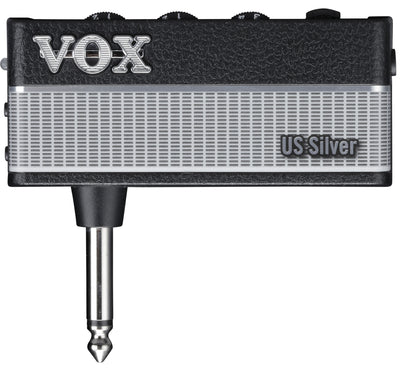 Vox AmPlug 3 Headphone Guitar Amplifier - US Silver w/ Headphones
