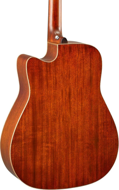 Yamaha A1M Mahogany Dreadnought Cutaway Acoustic-Electric Guitar - Tobacco Sunburst