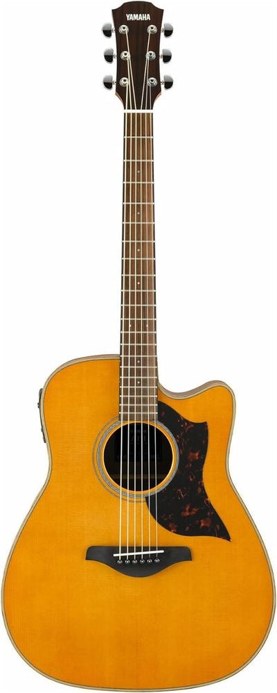 Yamaha A1M Mahogany Dreadnought Cutaway Acoustic-Electric Guitar - Vintage Natural
