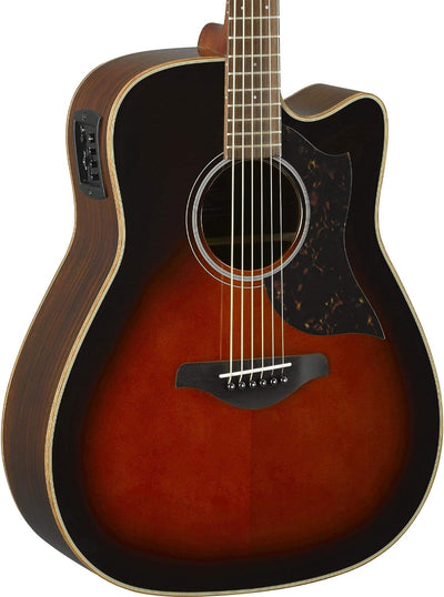 Yamaha A1R Rosewood Dreadnought Cutaway Acoustic-Electric Guitar - Tobacco Sunburst