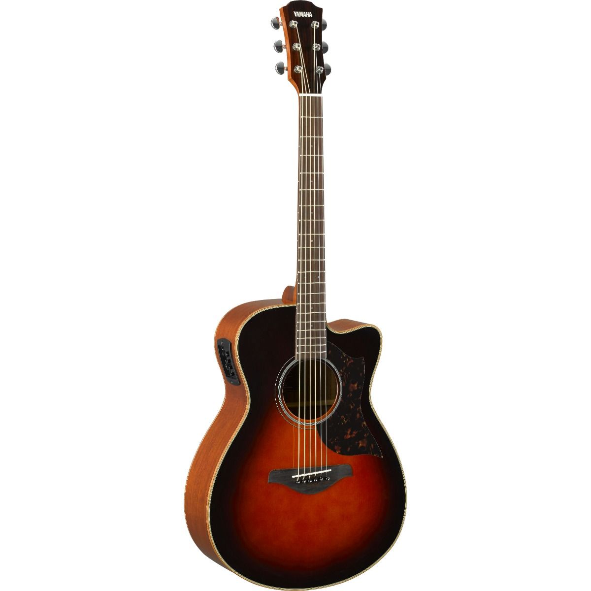 Yamaha AC1M Mahogany Concert Cutaway Acoustic-Electric Guitar - Tobacco Sunburst