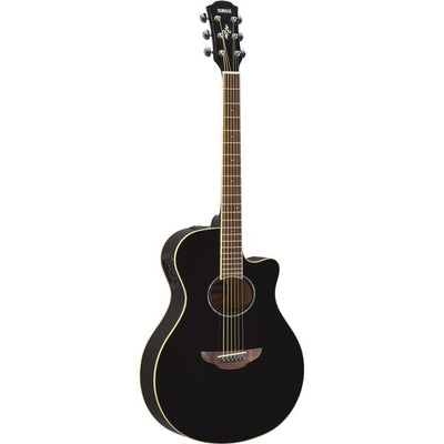 Yamaha APX600 Thin Body Acoustic-Electric Guitar - Black w/ Hard Case