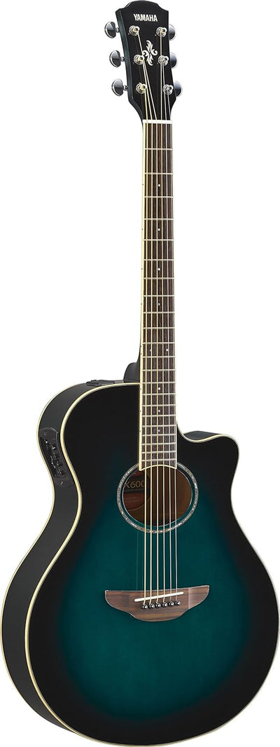Yamaha APX600 Thin Body Acoustic-Electric Guitar - Oriental Blue Burst