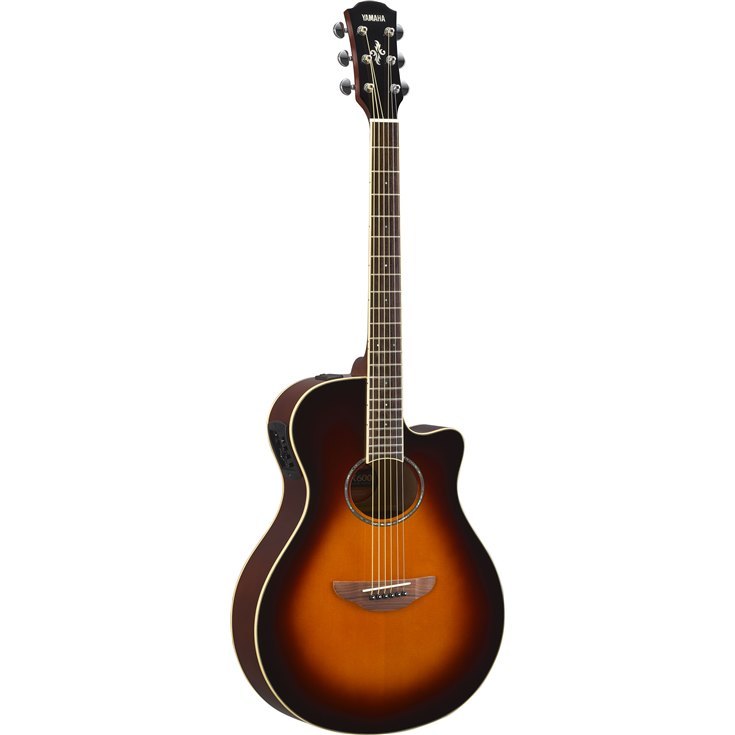 Yamaha APX600 Thin Body Acoustic-Electric Guitar - Old Violin Sunburst w/ Gig Bag