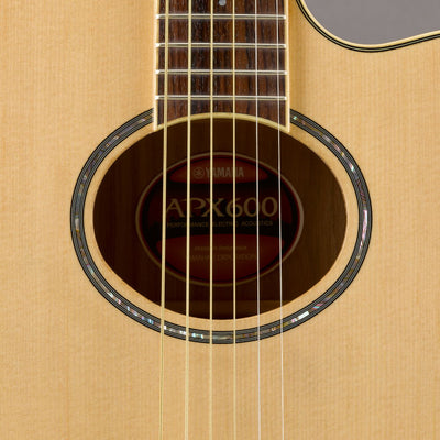Yamaha APX600M Thinline Acoustic-Electric Guitar - Natural Satin