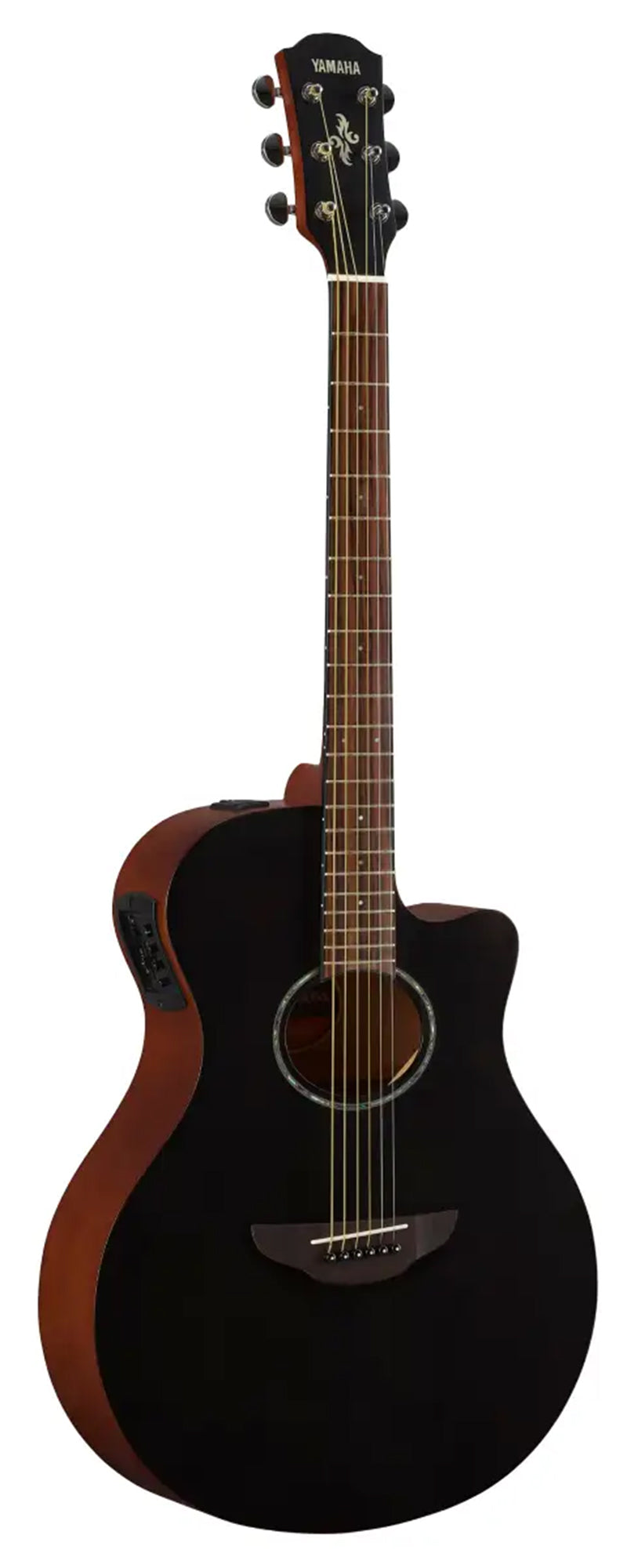 Yamaha APX600M Thinline Acoustic-Electric Guitar - Smoky Black