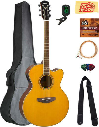 Yamaha CPX600 Acoustic-Electric Guitar - Vintage Tint w/ Gig Bag