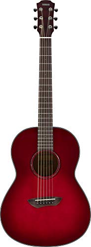 Yamaha CSF1M Parlor Acoustic Guitar - Crimson Red Burst