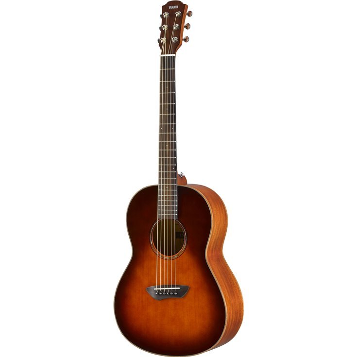 Yamaha CSF3M All-Solid Parlor Acoustic-Electric Guitar - Old Violin Sunburst w/ Gig Bag