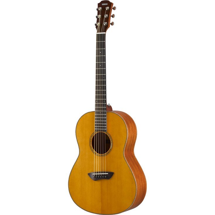Yamaha CSF3M All-Solid Parlor Acoustic-Electric Guitar - Vintage Natural w/ Gig Bag