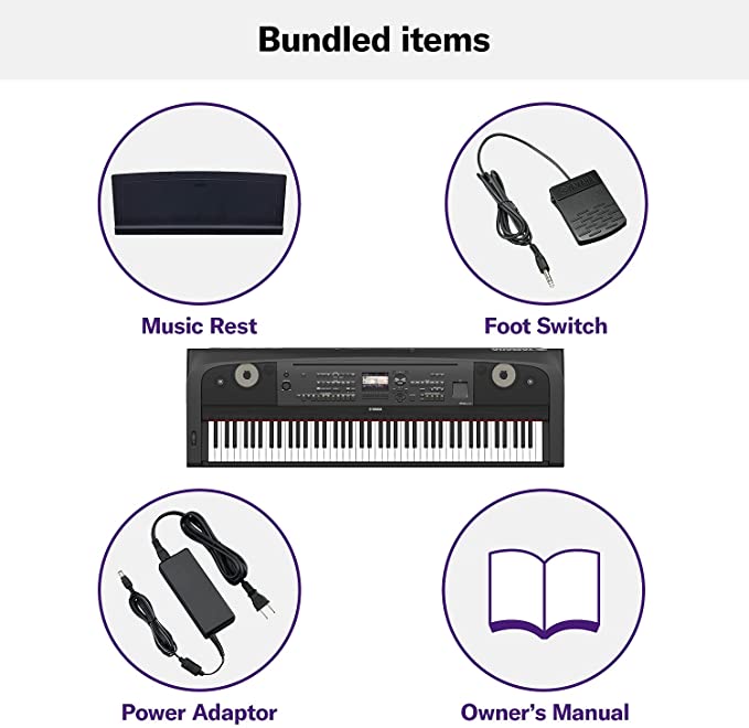 Yamaha DGX-670 88-Key Digital Piano - Black