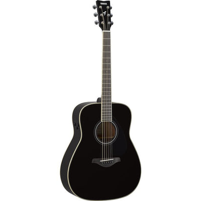 Yamaha FG-TA TransAcoustic Acoustic-Electric Guitar - Black w/ Gig Bag