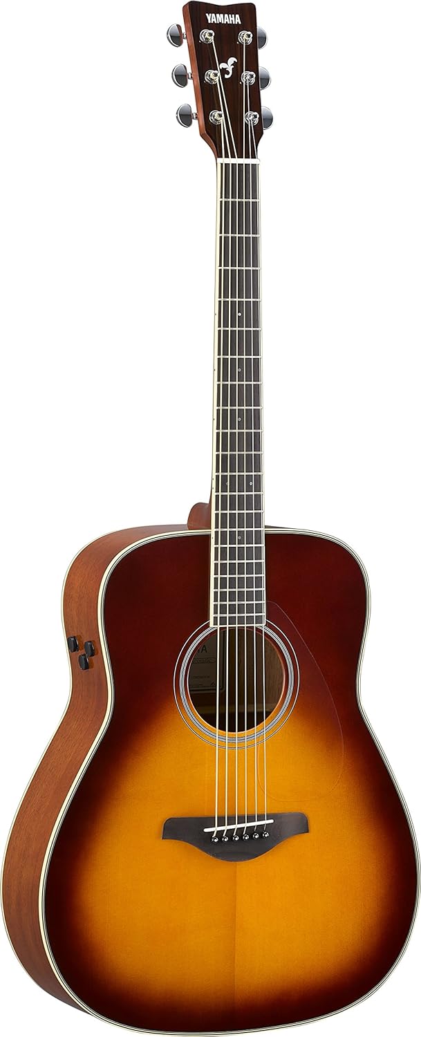 Yamaha FG-TA TransAcoustic Acoustic-Electric Guitar - Brown Sunburst