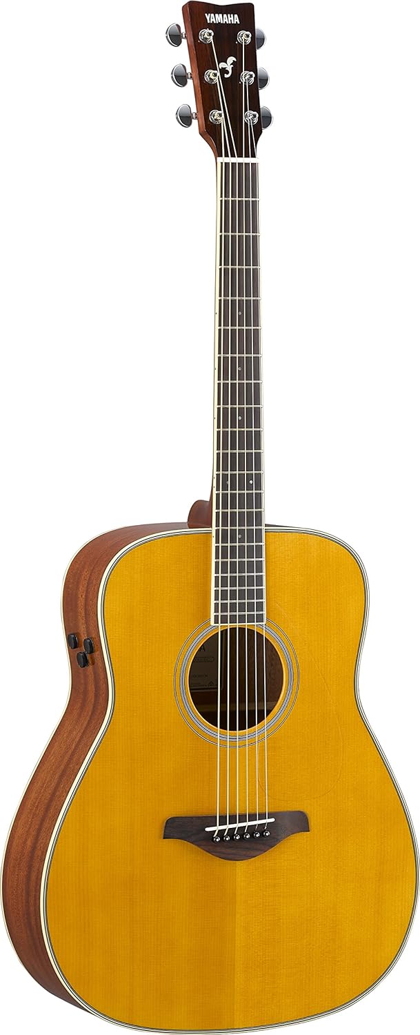 Yamaha FG-TA TransAcoustic Acoustic-Electric Guitar - Vintage Tint