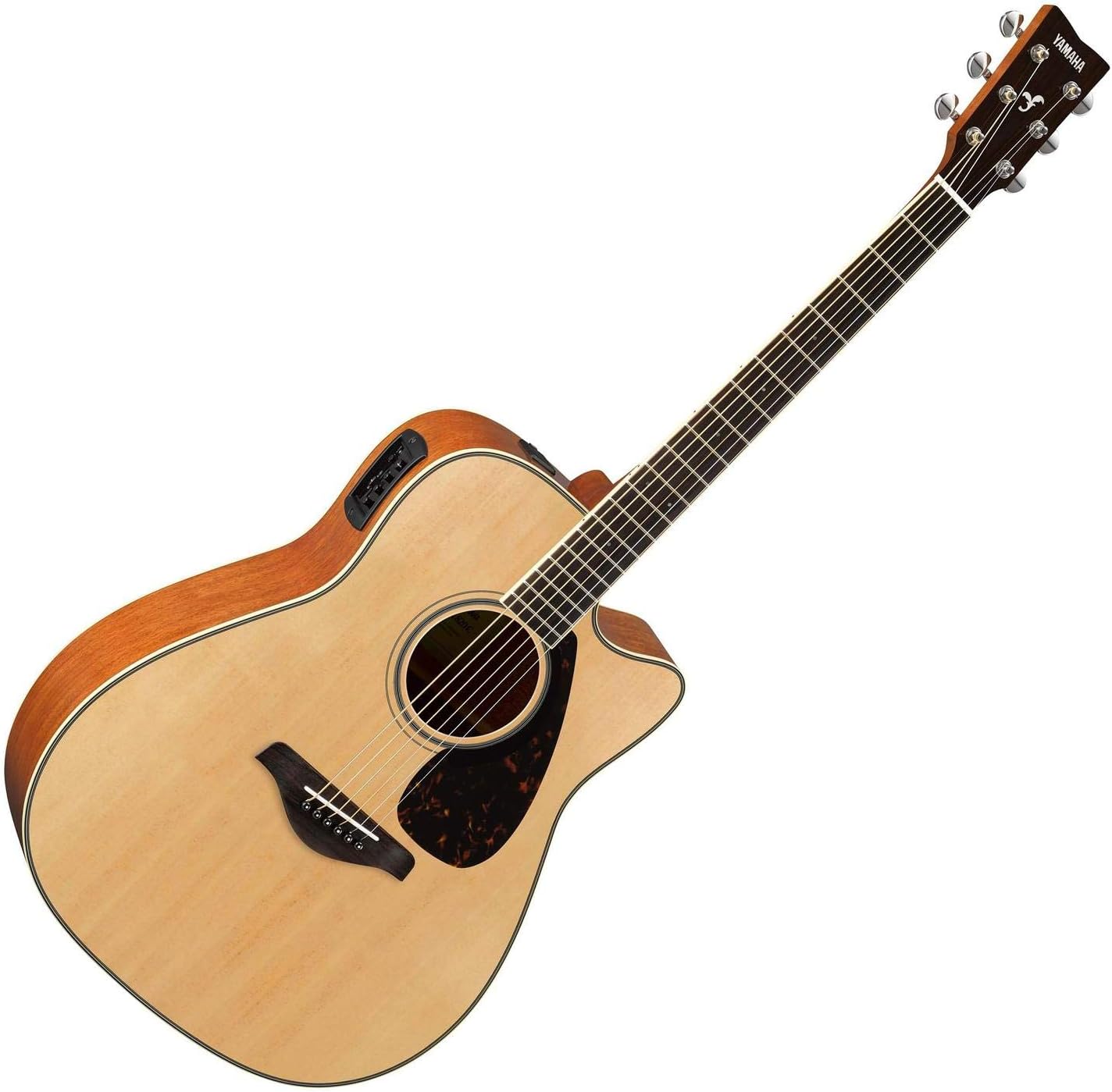 Yamaha FGX820C Solid Top Folk Acoustic-Electric Guitar - Natural