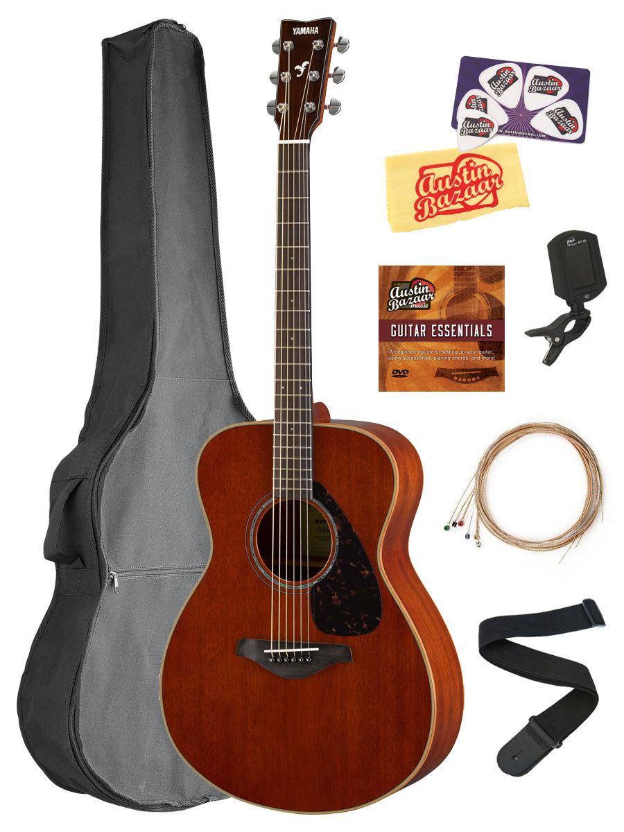Yamaha FS850 Solid Top Small Body Acoustic Guitar - Natural