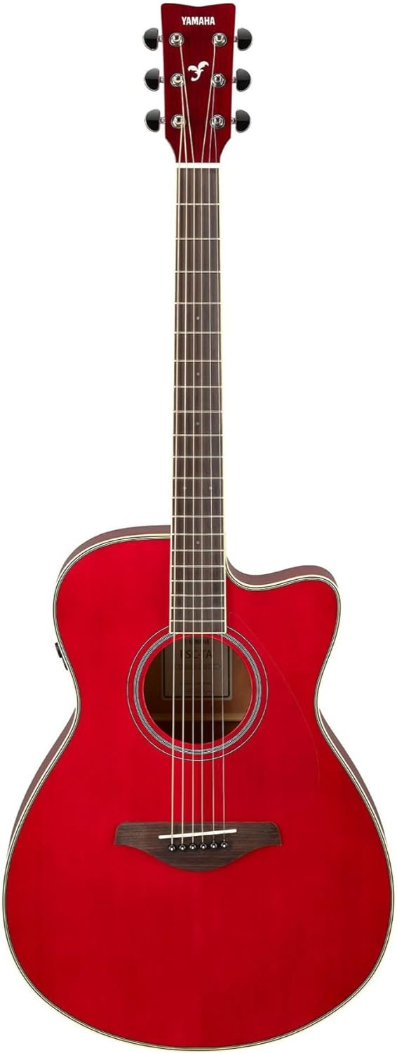 Yamaha FSC-TA TransAcoustic Concert Cutaway Acoustic-Electric Guitar - Ruby Red