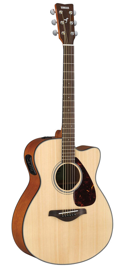 Yamaha FSX800C Solid Top Small Body Acoustic-Electric Guitar - Natural w/ Hard Case