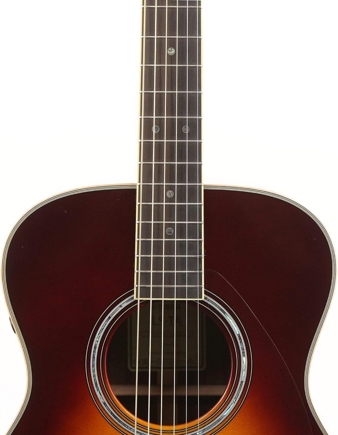 Yamaha LS-TA TransAcoustic Concert Acoustic Guitar - Brown Sunburst