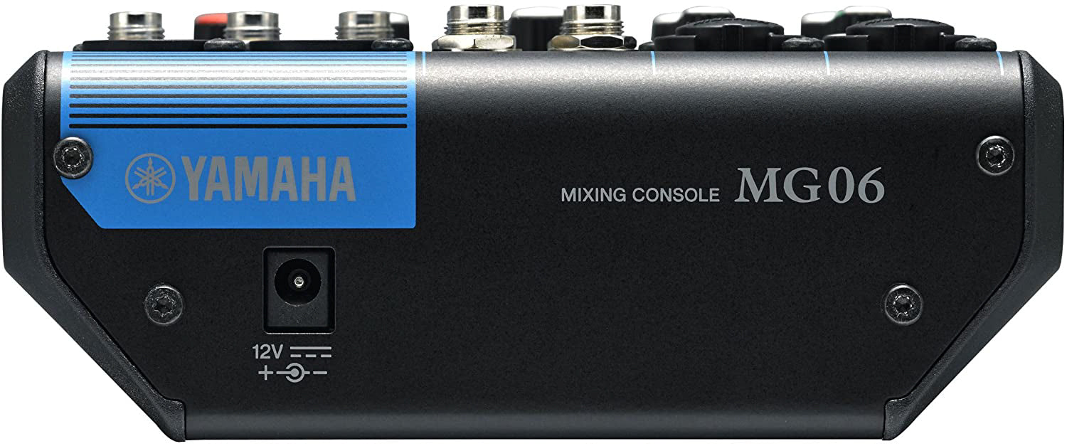 Yamaha MG06 Mixer w/ XLR Cables