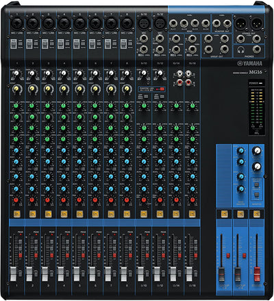 Yamaha MG16 Mixer w/ XLR Cables