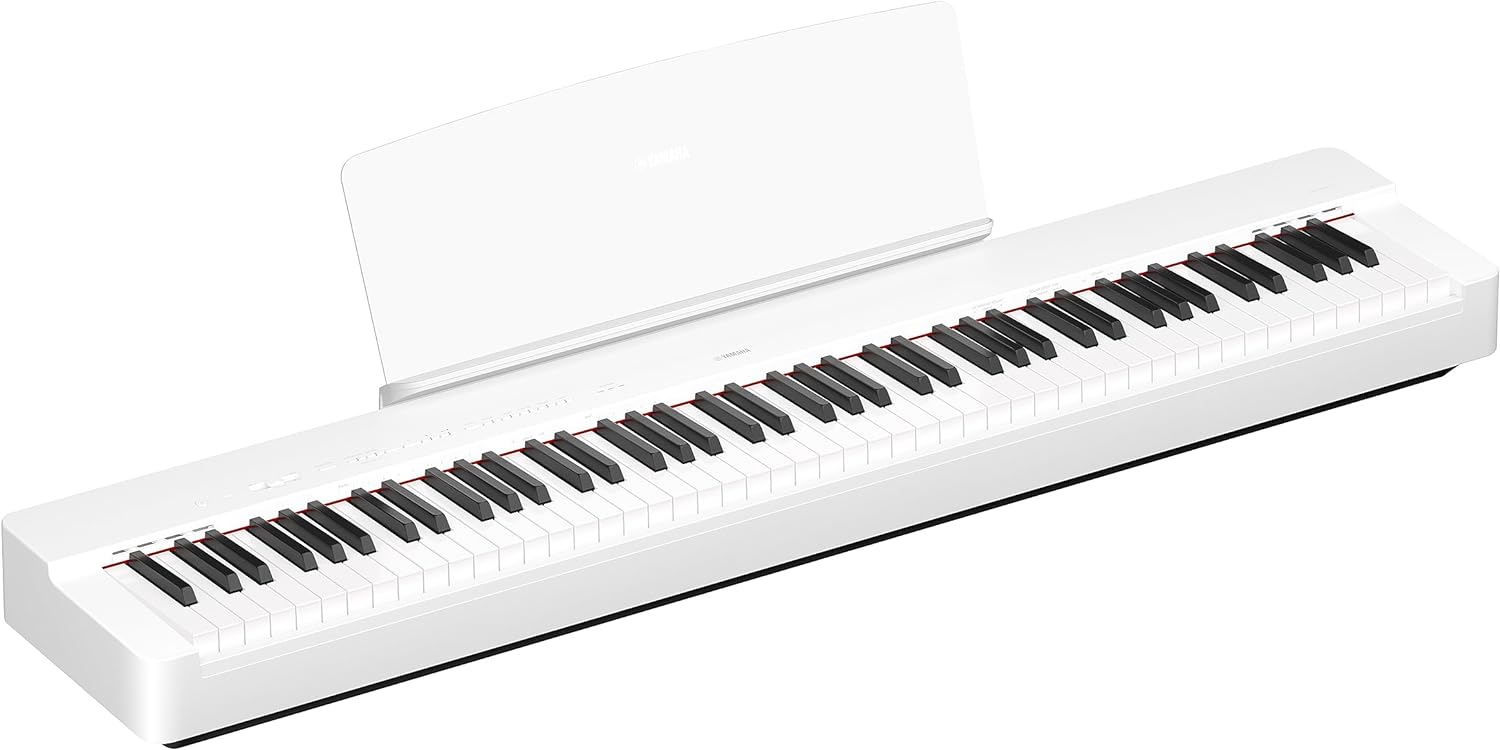 Yamaha P-225 88-Key Weighted Action Digital Piano - White