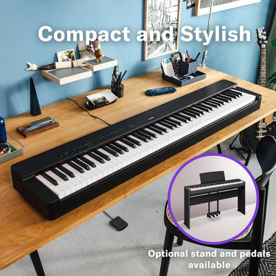 Yamaha P-225 88-Key Weighted Action Digital Piano - White