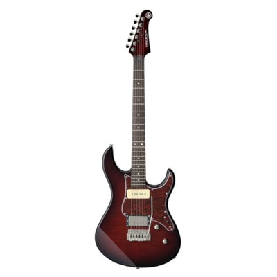 Yamaha PAC611VFM Pacifica Electric Guitar - Dark Red Burst