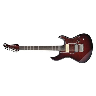 Yamaha PAC611VFM Pacifica Electric Guitar - Dark Red Burst