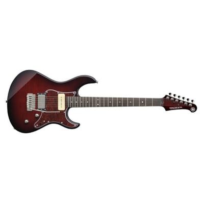 Yamaha PAC611VFM Pacifica Electric Guitar - Dark Red Burst