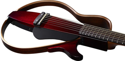 Yamaha SLG200S Steel String Silent Guitar - Crimson Red Burst