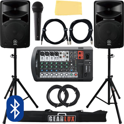 Yamaha STAGEPAS 400BT Portable PA System w/ Microphone