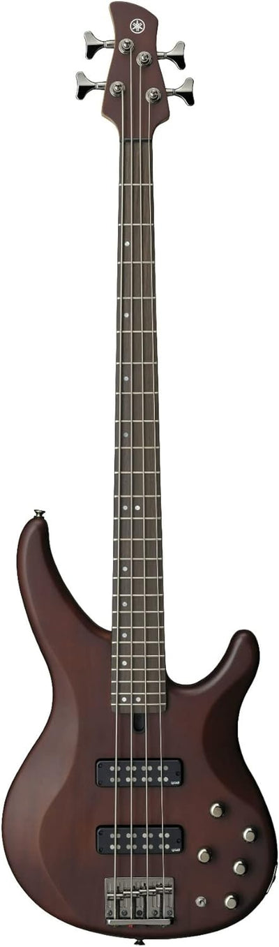 Yamaha TRBX504 4-String Premium Electric Bass Guitar - Translucent Brown